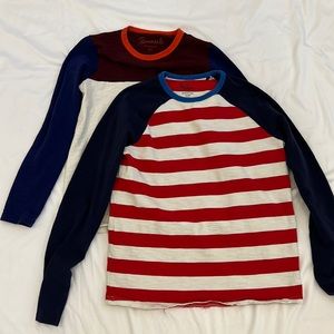 Boys lot of 2 Boden and Johnnie B. Long sleeved shirts.